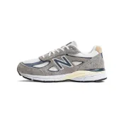 (店+)【NEW BALANCE】U990TA4 New Balance NB 990 V4 復古耐磨透氣 低幫跑步鞋 男女同款 灰藍 nb女鞋 女鞋 運動鞋女