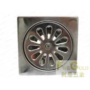(店+)四角落水  落水地板  排水孔蓋 白鐵  #就是五金 小水材