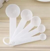 【晴晴百寶盒】調製區 份量匙五件套 量份量湯匙 量勺 保母證照考照用品 N077