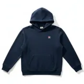 FILA 帽T 深藍 刺繡LOGO 長袖 連帽 上衣 女 5TEW7013NV