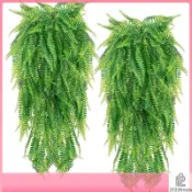 🎀木子雜貨鋪🎀人造壁掛 人造植物波士頓蕨類 假藤蔓掛 常春藤裝飾 綠色植物 人造花藝材批發 假花盆栽 塑膠綠植