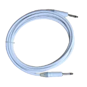 CANARE L-4E6S白色四蕊線材+ Neutrik 白色烤漆限量版6.3TS單音樂器導線【音響世界】