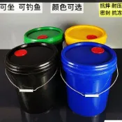 【桃園發貨】機油桶 20升25標厚款塑料桶 帶蓋子密封化工桶 油漆桶防凍液桶 空桶