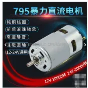 五金角磨機配件大扭力大功率795電機12V雙軸承靜音24V純銅高速直流馬達園林割草可開票ll特惠