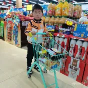 🔥免運🔥【工廠直發】超市手推車市 購物車 可折疊傢用1-6孩大號玩具 購物車 小推車
