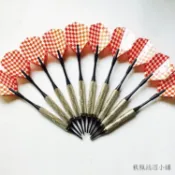 安全軟式電子飛鏢 10 支組 14 克飛標針 電子飛鏢靶專用軟膠飛標休閒遊戲 PRGY
