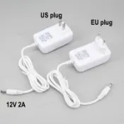 TRANSFORMERS 白色 LED 驅動器 AC 100V 240V 至 DC 12V 2A 電源適配器照明變壓器開