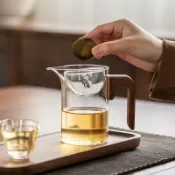 全球選品1館 生活百貨 小青柑專用泡茶壺玻璃逍遙壺泡茶器茶漏茶濾公道杯一體泡茶器分茶