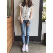 Moussy MVS SKINNY人氣熱賣款高腰小腳牛仔褲