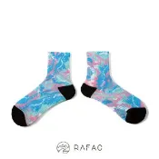 【MySport運動市集】【RAFAC】動動機能童襪 - 處處花版聯名 - 泡泡嗨海