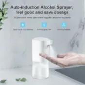 消毒機 家用自動酒精噴霧器手部消毒機洗手間店面紅外自動感應泡沫皂液器【林之舍】