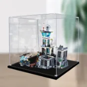 【定製咨詢】高透明亞克力展示盒適用於樂高 60130海上監獄島 防塵罩明盒透明手辦模型盒 積木收納公仔展示櫃