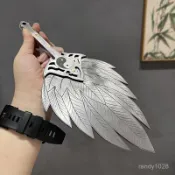 臺灣免運 附髮票 不銹鋼羽扇 太極八卦扇 三國諸葛扇 不銹鋼扇子 鐵扇子 太極扇 工藝扇 天師扇 古風扇 鐵扇子純金屬