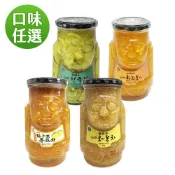 【蝦皮直營】韓味不二 果醬茶 1kg/罐 青橘茶/柚子茶/檸檬茶/漢拏峰柑橘茶 濟州島石頭爺爺造型 水果茶 沖泡 韓國