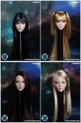 SUPER DUCK SDH028ABCD 1/6 女兵人頭彫配件適合PH/TBL包膠女素體