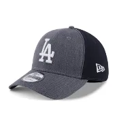 【NEW ERA】MLB 洛杉磯道奇 LA 丹寧拼接 灰色 黑 棒球帽 穿搭 9FORTY【ANGEL NEW ERA】