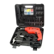 (店+)【SHIN KOMI 型鋼力】四分震動電鑽豪華工具箱組(SK 824110K)