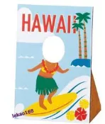 日本Decole concombre加藤真治2016夏日假期大頭拍留言夾人偶配件HAWAII組  (4月新到貨   ) 