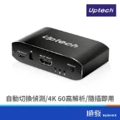 Uptech 登昌恆 HSW301R II 4K60 HDMI 3進1出切換器 