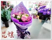 台北市信義區網路花店~熱賣超級浪漫紫玫瑰花束紫為妳~