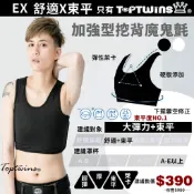♕15年♕台灣製Toptwins®品牌推薦【加強型短款硬版束胸背心魔鬼氈3件$1000】 挖背/平背防凸點透氣束平