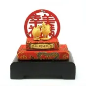 【生活金藝】掌握幸福-帶路雞 黃金擺件(金重足0.97錢)