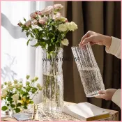 【時尚百搭花瓶💚】 【25高】花瓶擺飾客廳插花玻璃透明輕奢高級感水養富貴竹水耕鮮花