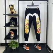 追潮福神大尺碼衛男招福丸大M印毛圈面料寬鬆運動潮牌束