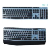 Will 人體工學鍵盤防水矽膠鍵盤保護膜適用於 MK345 K345
