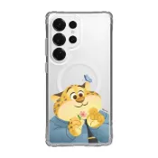 【TOYSELECT】Disney動物方城市-洪金豹的少女心防摔透明SAMSUNG手機殼