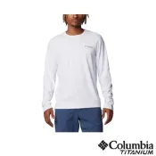 Columbia哥倫比亞 男款-鈦Summit Valley 超防曬UPF50快排長袖上衣-白色  UAE81790WT/IS