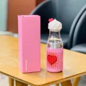 星巴克杯子2026新年禮物夏星冰樂派對可愛粉色愛心奶油杯蓋不鏽鋼冷水瓶喝水杯子