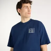 【NEW BALANCE】NB 短袖上衣 男 美規 海軍藍 MT62V4IQNNY