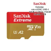 【蝦皮直營】SanDisk Extreme microSDXC UHS-I 記憶卡 64G/128G/256G 廠商直送