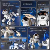免運 公司貨 智能機械狗 新款智能機器狗狗遙控usb充電兒童玩具聲控機器狗兒童生日禮物 可開發票 全館五折 工廠現貨直銷 新品特價 d11241
