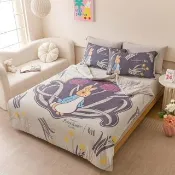 【PETER RABBIT 比得兔】鬱金香花-冰絲涼感被(單人尺寸/正版授權/冰冰被/涼被/比得兔與V&A博物館)