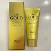 附發票 韓國 Anjo 24K黃金養膚洗面乳 100mL