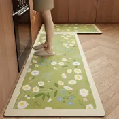 可客製 吸水吸油 止滑 廚房地墊 矽藻土地墊 珪藻土軟地墊 軟式硅藻土地墊 腳踏墊 浴室 長地墊 地毯 防滑