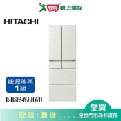 愛買線上購物 HITACHI日立537L日本原裝六門ECO鋼板變頻冰箱R-HSF54YJ-HWH_含配送+安裝【愛買】