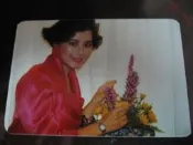 (鳳4)  李美鳳 2*3 沖洗照片一張，早期圓角相片，保存還不錯!