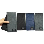 【Count duck】長夾中性防水包 尼龍布(二折暗釦主袋可刷洗好保養)