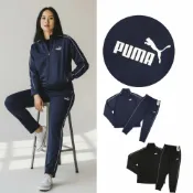 女款 Puma 運動長褲 棒球外套 可組 套裝 彪馬 無帽外套 無刷毛 鬆緊褲 縮口褲 #1732