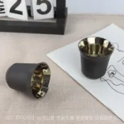 ✨可開發票#Nespresso咖啡盃意大利不銹鋼雙層咖啡濃縮盃 咖啡膠囊盃 接粉盃