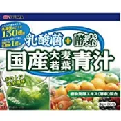 【DOKODEMO】YUWA 乳酸菌 酵素 日本國產大麥若葉青汁 90g（3g×30包）