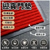 迎賓門墊 防滑除塵地墊 店面迎賓腳踏墊 吸水門口地毯 公司商用入戶墊
