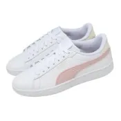 Puma 休閒鞋 Smash 3 L 男鞋 女鞋 白 粉紅 復古 皮革 經典 390987-31