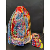 【天藝佛具坊】紅色 太子披風 平繡披風 三太子 中壇元帥 齊天大聖 太子爺 神明衣 神明衣服 太子衣