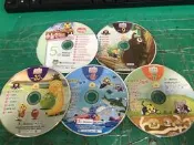 5片合售 二手裸片 DVD 巧虎 小朋友巧連智 成長版 中班生適用 2015/2017/2018 〈Z137〉