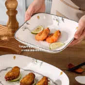 花卉 盤子 陶瓷盤 陶瓷碗 陶瓷 花邊盤子 造型盤子 水果碗 沙拉碗 沙拉盤 花邊碗 魚盤 菜盤 陶瓷盤子 陶瓷盆