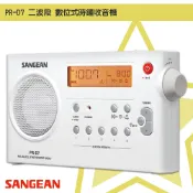 必購佳 【聲音世界】山進 PR-D7 二波段 數位式時鐘收音機 LED時鐘 收音機 FM電台 收音機 廣播電台 鬧鐘 復古質感